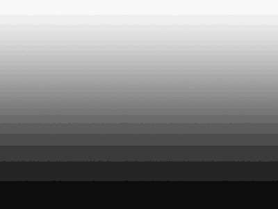 exmaple of GIF compression showing bands of color, without a smooth transition.