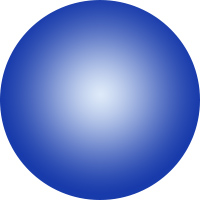 Radial graident radiating from the center of the circle